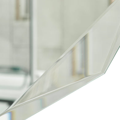 Fine Round Jewel 900mm Backlit LED Frameless Mirror with Jewelled Edge and Demister *Clearance Stock*