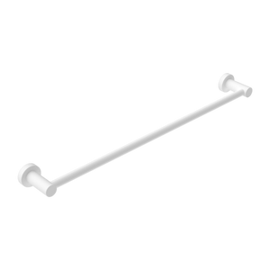 Nero Mecca Single Towel Rail 600mm | Matte White |