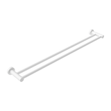 Nero Mecca Double Towel Rail 600mm | Matte White |