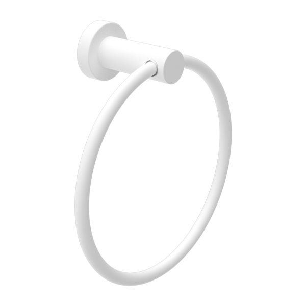 Nero Mecca Towel Ring | Matte White |