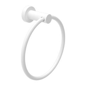 Nero Mecca Towel Ring | Matte White |