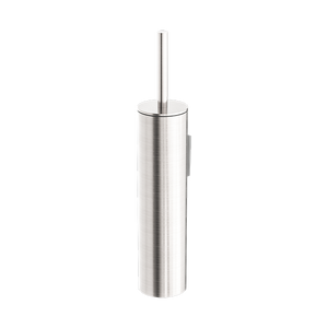 Nero Mecca Toilet Brush Holder| Brushed Nickel |