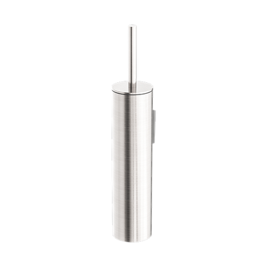 Nero Mecca Toilet Brush Holder| Brushed Nickel |