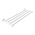 Nero Mecca 4 Bar Towel Rack | Matte White |