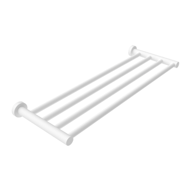 Nero Mecca 4 Bar Towel Rack | Matte White |