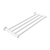 Nero Mecca 4 Bar Towel Rack | Matte White |