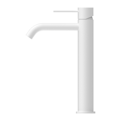 Nero Mecca Tall Basin Mixer | Matte White|