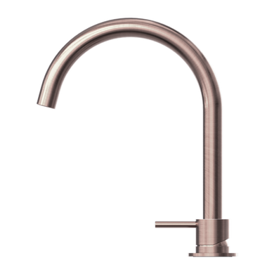 Nero Mecca Hob Basin Mixer and Spout (Round Spout) | Brushed Bronze |