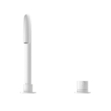 Nero Mecca Hob Basin Mixer and Spout (Round Spout) | Matte White |