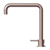 Nero Mecca Hob Basin Mixer and Spout (Square Spout) | Brushed Bronze |