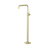 Nero Mecca Free Standing Bath Mixer Square Shape | Brushed Gold |
