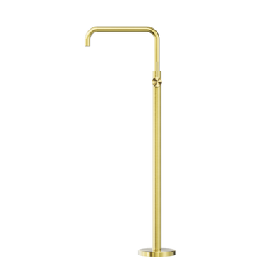 Nero Mecca Free Standing Bath Mixer Square Shape | Brushed Gold |