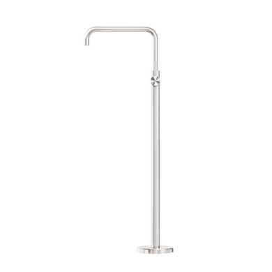 Nero Mecca Free Standing Bath Mixer Square Shape | Brushed Nickel |