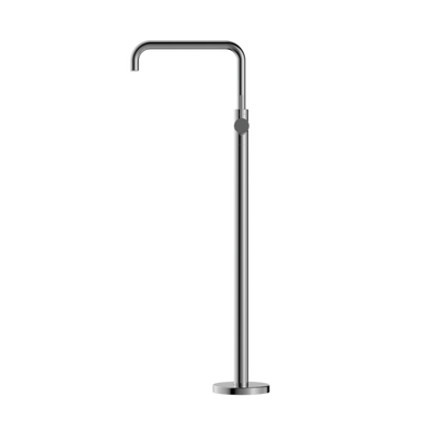 Nero Mecca Free Standing Bath Mixer Square Shape | Chrome |