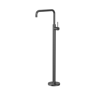 Nero Mecca Free Standing Bath Mixer Square Shape | Gun Metal |