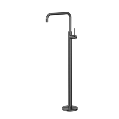 Nero Mecca Free Standing Bath Mixer Square Shape | Gun Metal |