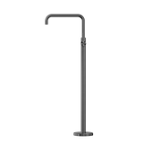 Nero Mecca Free Standing Bath Mixer Square Shape | Gun Metal |