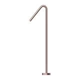 Nero Mecca Floor Standing Bath Spout | Brushed Bronze |