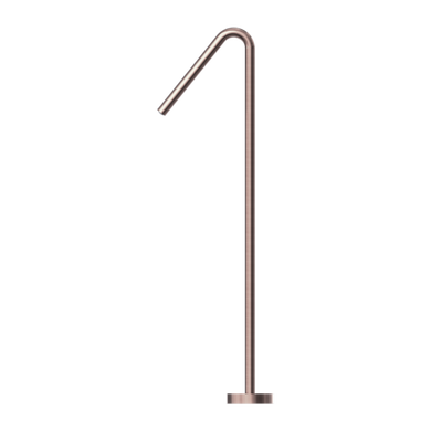 Nero Mecca Floor Standing Bath Spout | Brushed Bronze |