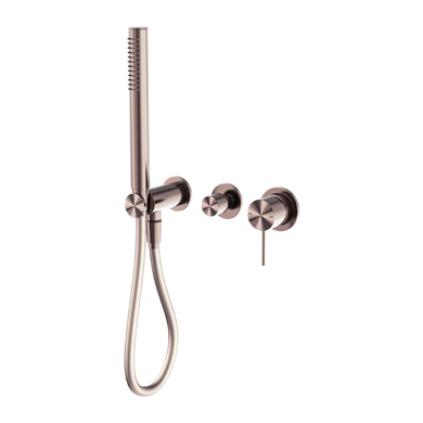 Nero Mecca Shower Mixer Diverter Systerm Separate Back Plate | Brushed Bronze |