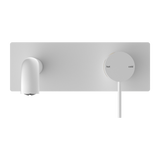 Nero Mecca Wall Basin Mixer | Matte White |