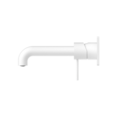 Nero Mecca Wall Basin Mixer | Matte White |