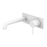 Nero Mecca Wall Basin Mixer | Matte White |