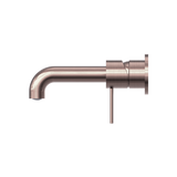 Nero Mecca Wall Basin Mixer (Separate Back Plate) | Brushed Bronze |