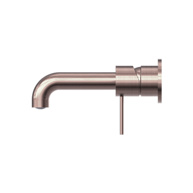 Nero Mecca Wall Basin Mixer (Separate Back Plate) | Brushed Bronze |
