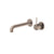 Nero Mecca Wall Basin Mixer Handle Up (Separate Back Plate) | Brushed Bronze |