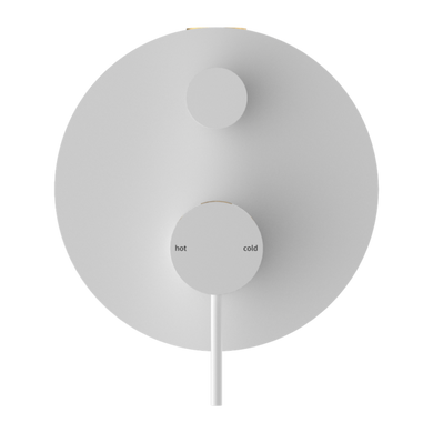Nero Mecca Shower Mixer With Diverter | Matte White |