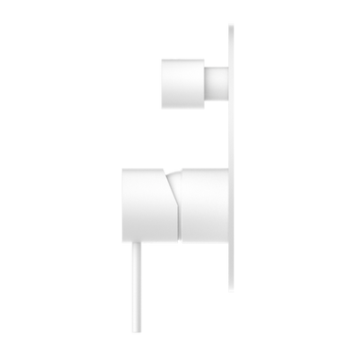 Nero Mecca Shower Mixer With Diverter | Matte White |
