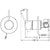 Nero Mecca Shower Mixer Handle Up | Matte White |