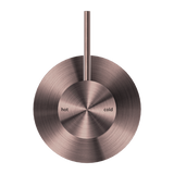 Nero Mecca Shower Mixer Handle Up | Brushed Bronze |