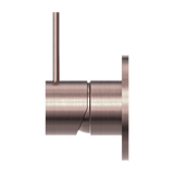 Nero Mecca Shower Mixer Handle Up | Brushed Bronze |