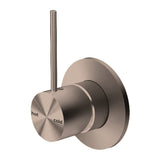 Nero Mecca Shower Mixer Handle Up | Brushed Bronze |