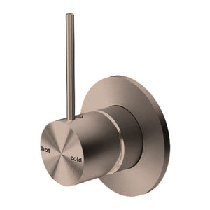 Nero Mecca Shower Mixer Handle Up | Brushed Bronze |