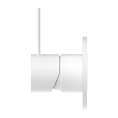 Nero Mecca Shower Mixer Handle Up | Matte White |