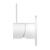 Nero Mecca Shower Mixer Handle Up | Matte White |