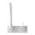 Nero Mecca Wall Basin Mixer Swivel Spout Handle Up | Matte White |