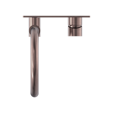 Nero Mecca Wall Basin Mixer Swivel Spout | Brushed Bronze |