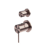 Nero Mecca Shower Mixer With Diverter Separate Back Plate | Brushed Bronze |