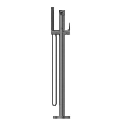 Nero Bianca Floor Standing Bath Mixer With Hand Shower | Gun Metal |