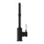 Nero York Kitchen Mixer Goosneck Spout With White Porcelain Lever | Matte Black |
