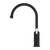 Nero York Kitchen Mixer Goosneck Spout With White Porcelain Lever | Matte Black |