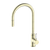 Nero York Pull Out Sink Mixer With Vegie Spray Function With White Porcelain Lever | Aged Brass |
