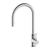 Nero York Pull Out Sink Mixer With Vegie Spray Function With White Porcelain Lever | Chrome |
