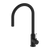 Nero York Pull Out Sink Mixer With Vegie Spray Function With White Porcelain Lever | Matte Black |
