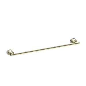 Nero York Single Towel Rail 600mm | Aged Brass |