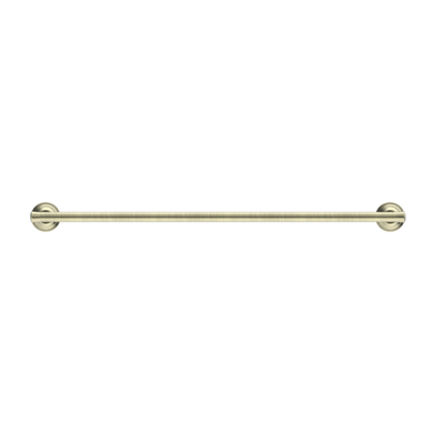 Nero York Single Towel Rail 600mm | Aged Brass |